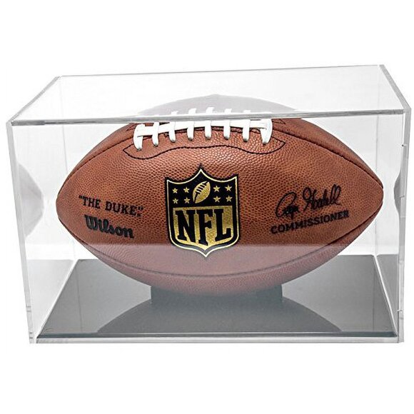 BallQube Football Display Case with Added UV Protection for Autographed Football - Picture 1 of 2